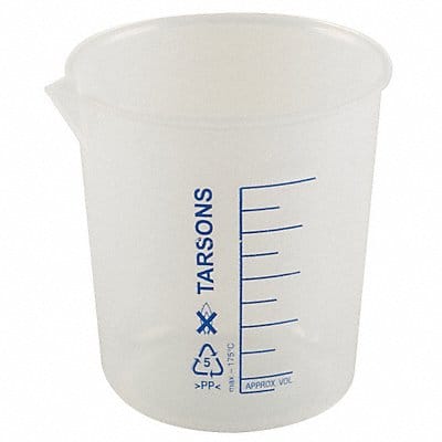 Beaker 50 mL 59.3 mm H 54.5 mm Dia PK12