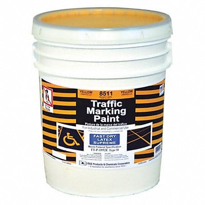 Traffic Zone Marking Paint 5 gal Yellow