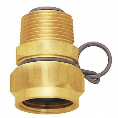 Swivel Hose Adapter Brass 3/4 x 3/4