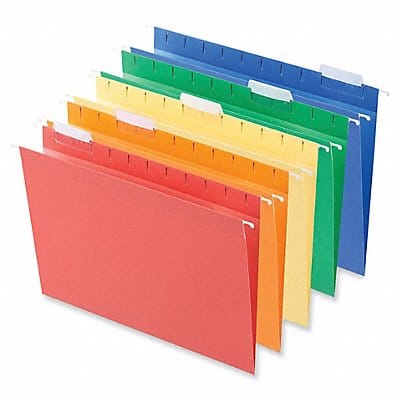 Hanging File Folders Letter Assrtd PK25