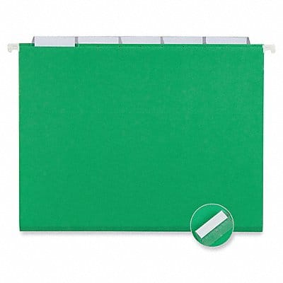 Hanging File Folders Letter Green PK25