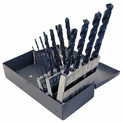 Taper Shank Drill Set 16pc HSS