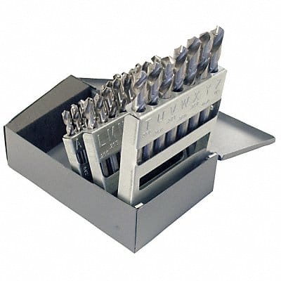 Screw Machine Drill Bit Set 26pc HSS