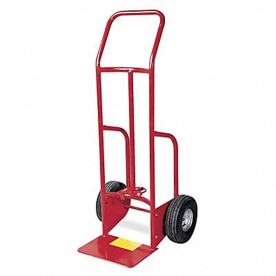 Drum Hand Truck 650 lb Steel Red