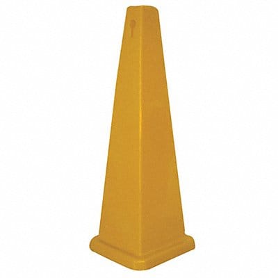 Traffic Cone Yellow Polypropylene 26in H