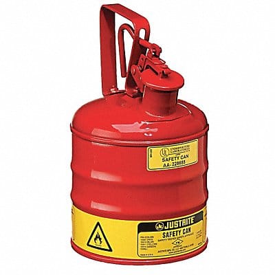 Type I Safety Can 1 gal Red 11-1/2In H