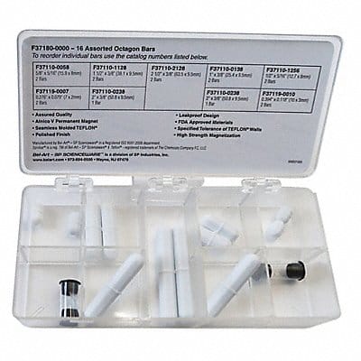 Stir Bar Kit 12.7-50.8 mm L Oct PK16