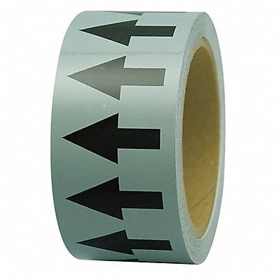 D4934 Arrow Tape Gray 2in W 108ft Roll L