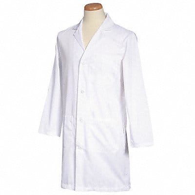 Lab Coat White 39-1/2 L XL