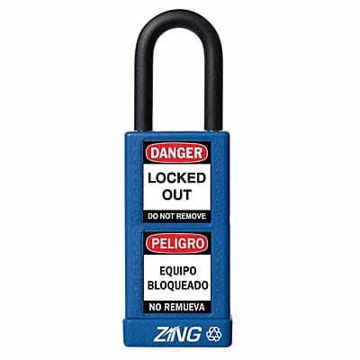 Lockout Padlock KA Blue 3 H