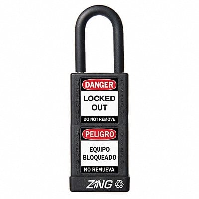 Lockout Padlock KA Black 3 H