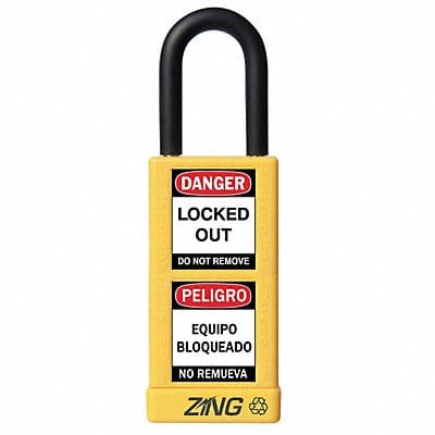 Lockout Padlock KD Yellow 3 H