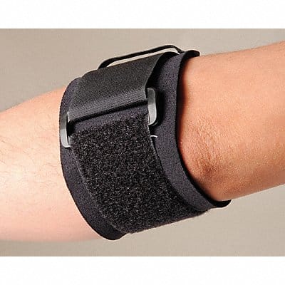 Elbow Support S Black Single Strap