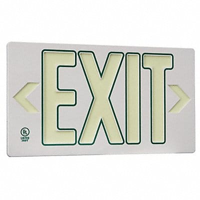 D6995 Exit Sign 8 3/4 in x 15 3/8 in Plastic