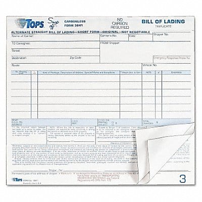 Hazardous Material Short Forms PK50