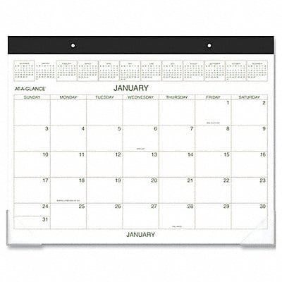 Desk/Wall Calendar Monthly 22 x 17 In