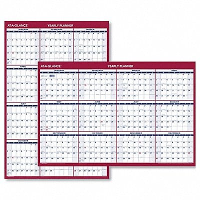 Wall Calendar Yearly 32 x 48 In