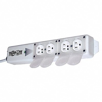 Surge Protector Strip 4 Outlet White