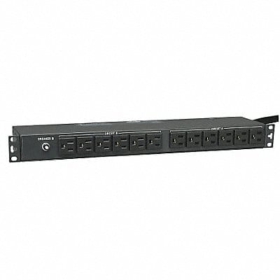 PDU 30A 24 Outlet 15 ft Black