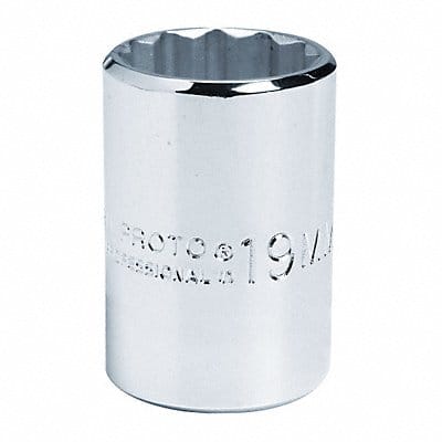 Socket Steel Chrome 8 mm