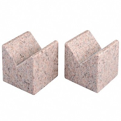 Granite V-Blocks Pink 5-Face AA 4x4x4 PR