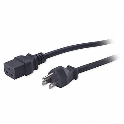 Powr Cord 5-15P SJT 8.2 ft Blk 12A 14/3