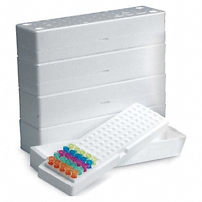 FreezerRack Microtubes 100 Slot Wht PK10