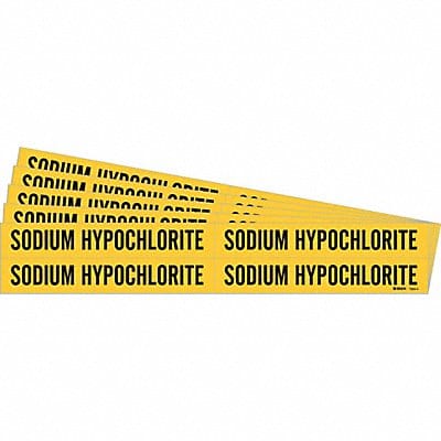 Pipe Marker Sodium Hypochlorite PK5