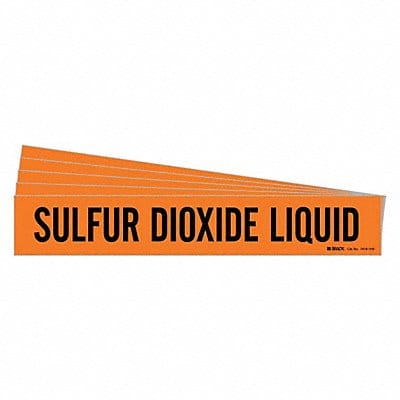 Pipe Marker Sulfur Dioxide Liquid PK5