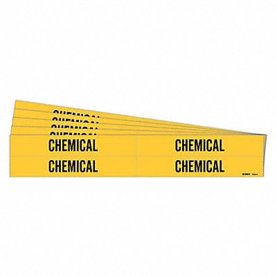 Pipe Marker Adhesive Black Chemical PK5