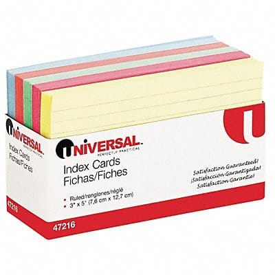 Index Cards Ruled 3 x 5 PK100