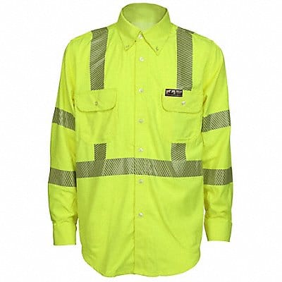 FR L Sleeve Shirt Fl Lime 5XL Regular