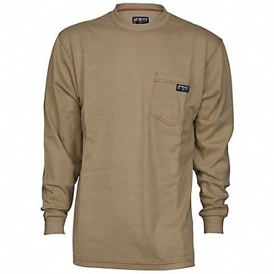 K3893 FR Long Sleeve Shirt Tan 5XL Regular