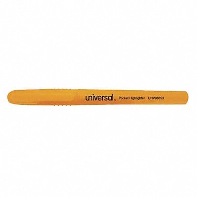 Highlighter Pen Chisel Fl Orange PK12