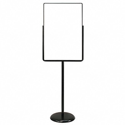 Sign Holder Pedestal 24x36 Metal Black