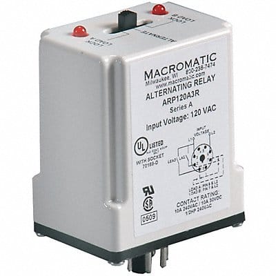 Alternating Relay 24V DPDT Cross-Wired