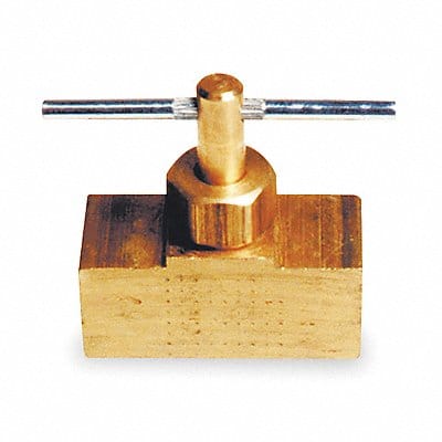 Needle Valve Straight Brass 1/8 In.