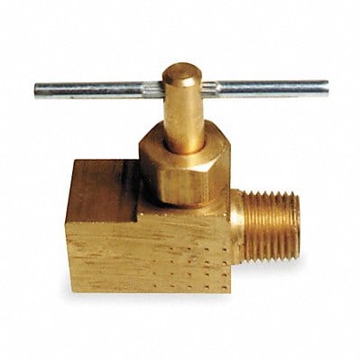 Needle Valve Straight Brass 1/8 In.