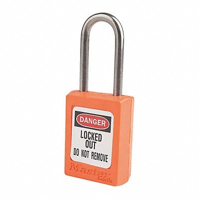 Lockout Padlock KA Orange 1-13/16 H PK12