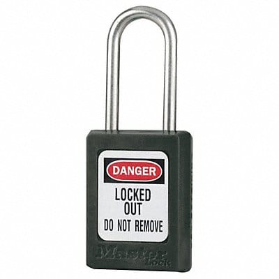 Lockout Padlock KA Black 1-13/16 H PK12