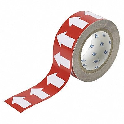 D3613 Pipe Marking Tape Red 2in W 90ft Roll L