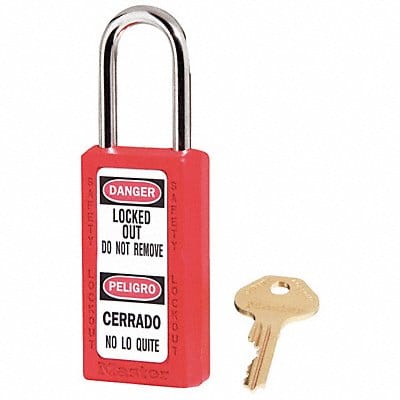 D5328 Lockout Padlock KA Red 3 H PK6