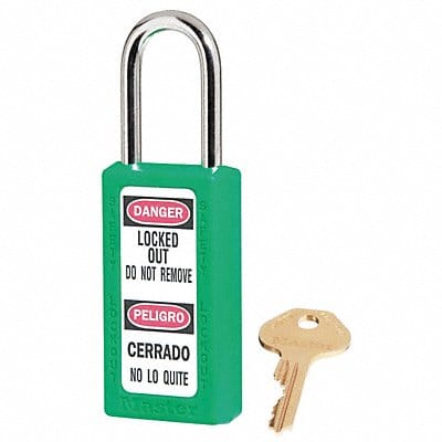 D5329 Lockout Padlock KA Green 3 H PK12