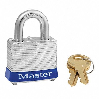 D5331 Lockout Padlock KA Blue 1-1/4 H PK3