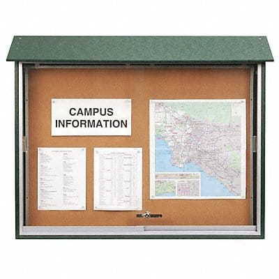 Enclosed Bulletin Board Tack 36 x45