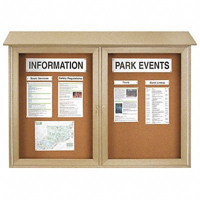 Enclosed Bulletin Board Tack 30 x45