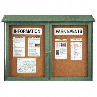 Enclosed Bulletin Board Tack 36 x45