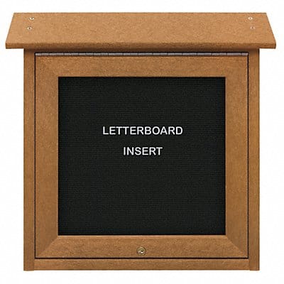 Enclosed Bulletin Board Letter 18 x18