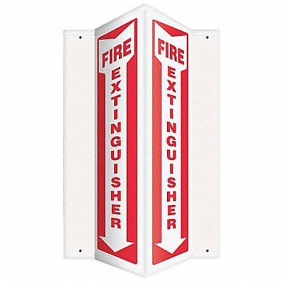 Fire Extinguisher Sign 18X3-1/2 PS