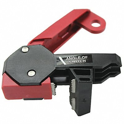 Circuit Breaker Lockout Red/Blk 1-3/4 W